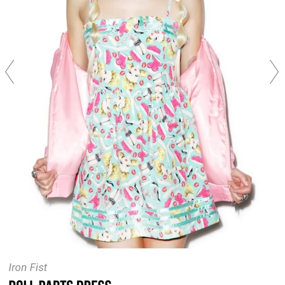 Iron Fist from Dolls Kill Doll Parts Dress XL NWOT - Picture 15 of 16